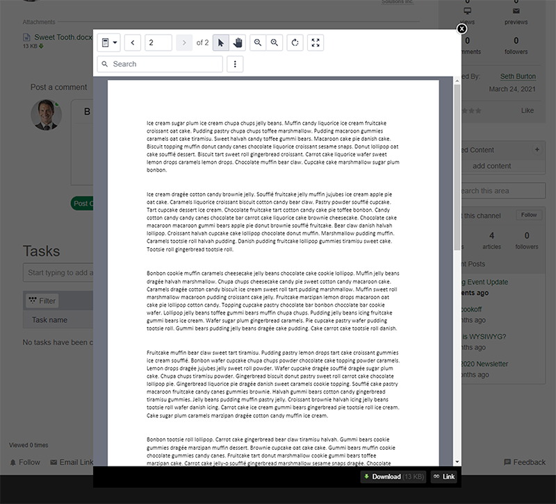 A document preview of an attached file.