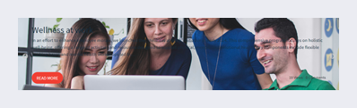 Content Slideshow widget with no overlay. 