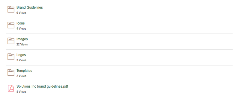 The List layout.