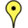Yellow map marker.