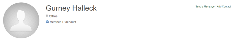A message on a user's profile page indicating that they are a flex user (use a