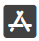 App store icon.
