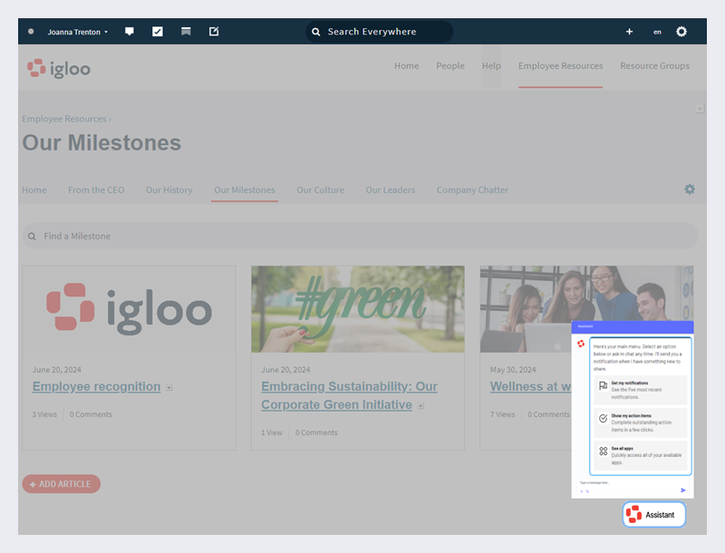 Toolbar configured as a floating action button. 