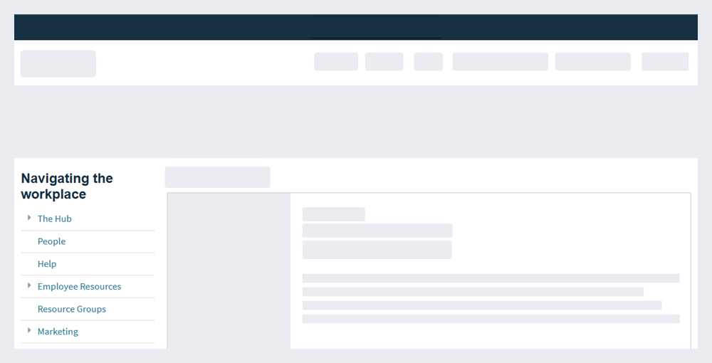 The Site Map widget on a page.