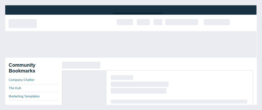 Bookmarks widget on a page.
