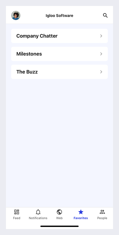 Three channels appear in the favourite tab.
