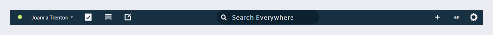 Userbar with Messages option hidden.