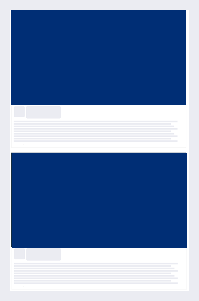 Feature image in Blog Articles widget in full above cards layout.